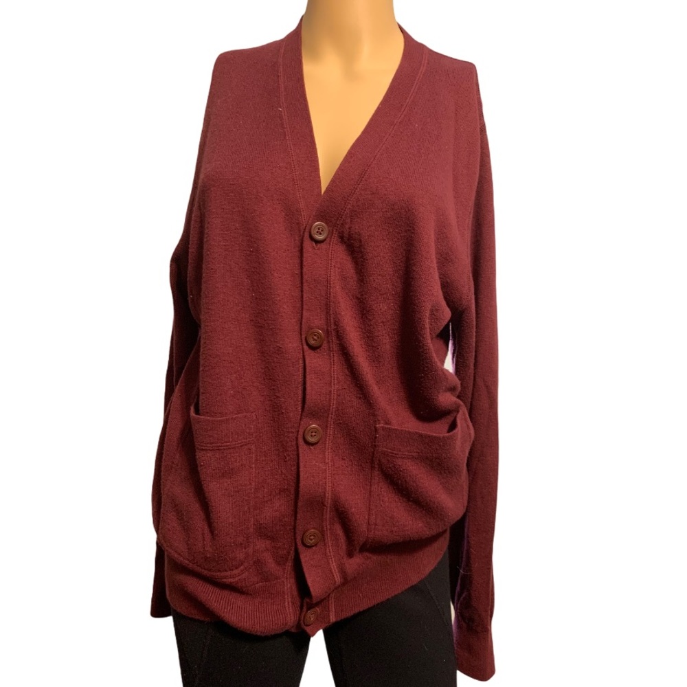 L.L.Bean Women’s Cotton/Cashmere Cardigan button S
